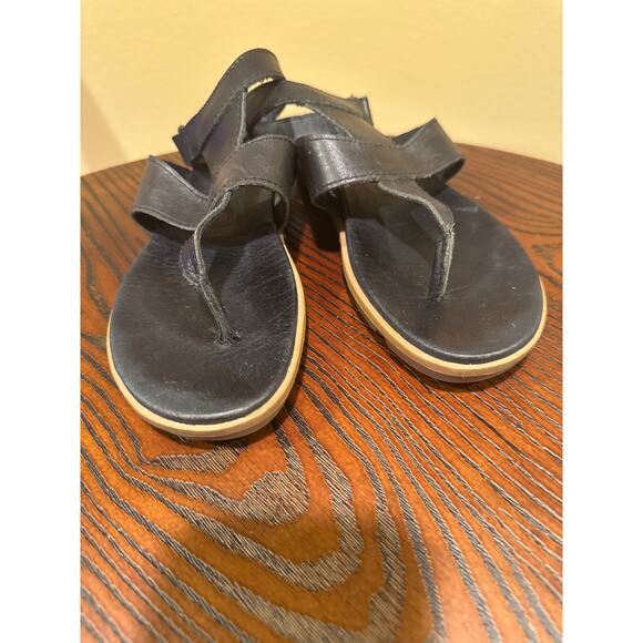 Sorel Women's Torpeda Ankle Strap Sandal size 6.5  black - Picture 2 of 6